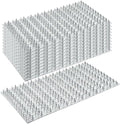 10 Pcs Truss Mending Plate 5x10 Pronged Truss Plates with Nail Teeth, Rafter to Truss Wood Connector for Roofing System - size: 5"x10"
