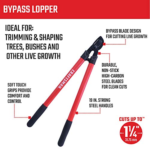 CRAFTSMAN CMXMKIT0170 Tree & Shrub Pruning Set with Bypass Pruning Shears, Bypass Lopper and Folding Pruning Saw - style: Tree & Shrub Pruning Set