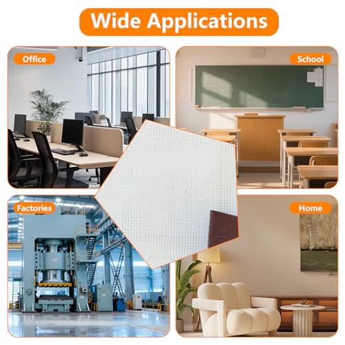 22 Pcs Drywall Repair Kit, 2/4/6/8 Inch Dry Wall Patch Kits, Self Adhesive Aluminum Mesh with Scraper and Sandpaper for Hole Repair