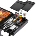 Silicone Grill Mat for Blackstone Griddle Accessories (Black-2Pack) - color: Black-2Pack
