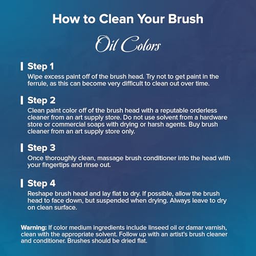 Silver Brush Limited Bristlon Cat's Tongues & Filberts Oil Brush Set, 4pc - color: Cat's Tongues & Filberts, size: 4 count