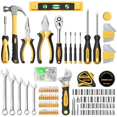 209 Piece Tool Kit for Home Socket Wrench Auto Repair Tool Set,General Household Tool box,Basic Hand Tool Kit,Perfect for Homeowner, Diyer, Handyman