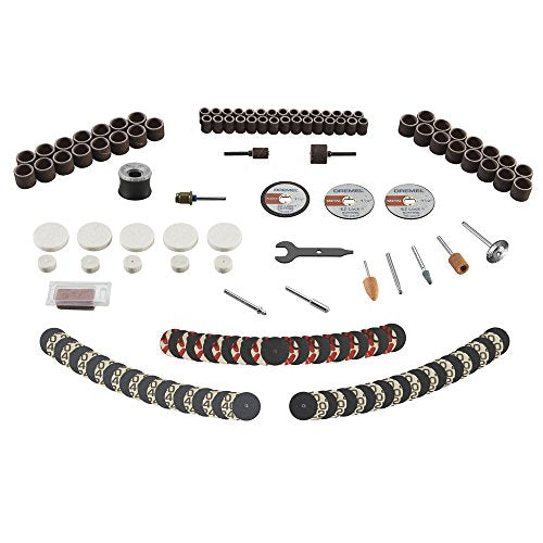 Dremel 8250 Cordless Brushless Rotary Tool Kit and the 710-08 160 Piece Rotary Tool Accessory Set