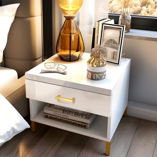 Probrico Gold Cabinet Handles 3-3/4 Inch(96mm) Hole Centers Drawer Pulls Stainless Steel Kitchen Cabinet Handles Golden Square Drawer Handles Modern Cabinet Hardware 10 Pack - color: Gold, size: hole center 3-3/4"