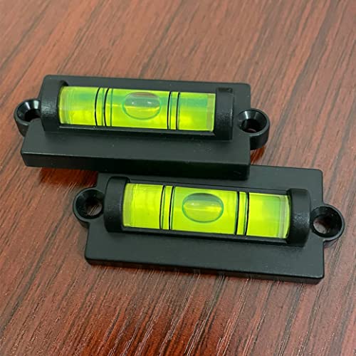4Pcs Bubble Spirit Level RV Standard Levels with Mounting Holes RV Levelers Leveling Tool for RV Camper, Travel Trailer, Camping, Truck, Motorhome (Set-A)