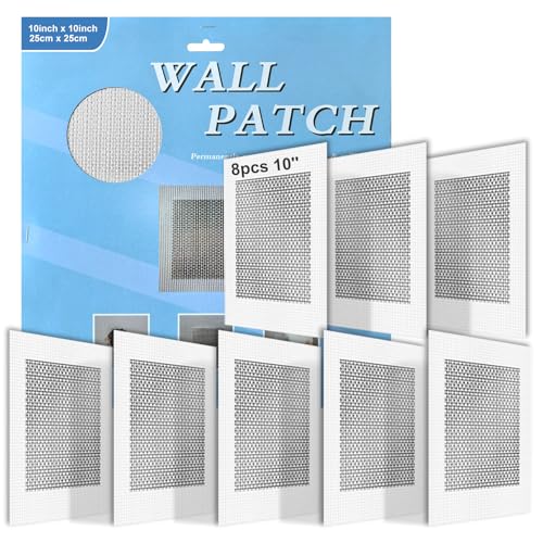 8Pcs 10 Inch Drywall Patch, Wall Repair Patches Wall Hole Repair Patch - size: 10 Inch_8Pcs