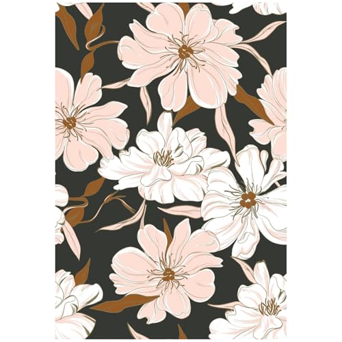 Main Street Peel and Stick Wallpaper Sheets, Peony Party, 12-Pack - style: Peony Party