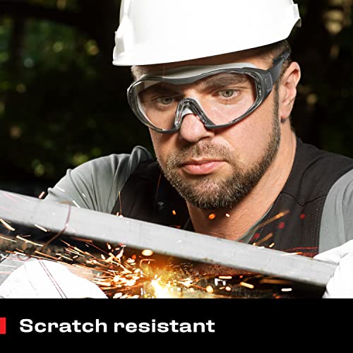 NoCry Z87.1 Anti Fog Safety Goggles for Men with Adjustable Headband