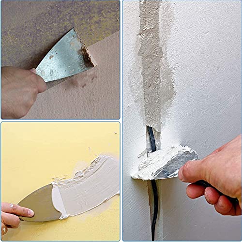 7 PCS Putty Knife with Storage Bag Paint Scraper Drywall Spackle Tools