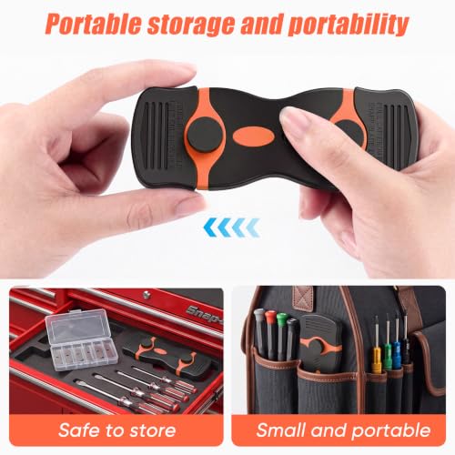 2 Pack Double-Ended Razor Blade Scraper, 30 Blades (Orange) - color: 2 Orange