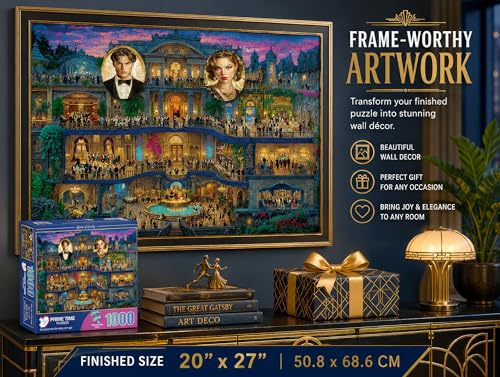 Adult Jigsaw Puzzle Ghosts of Gatsby 1000 Piece - color: Ghosts of Gatsby