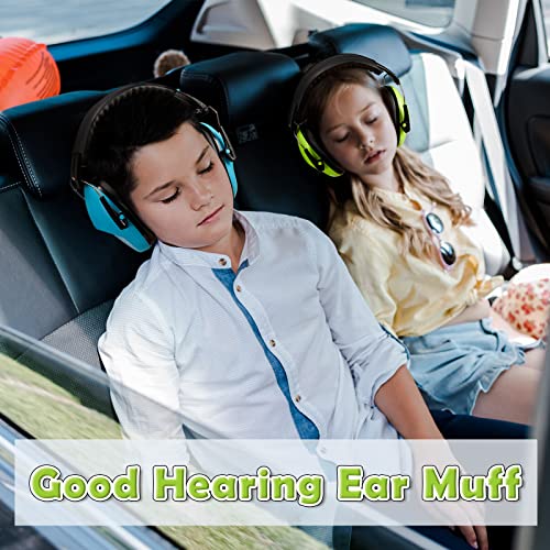 Konohan 3 Pack Noise Reduction Headphones for Kids Ear Protection Earmuffs Headphones for Autism Toddler Kids Ear Muffs 27db - color: Pink, Green, Blue