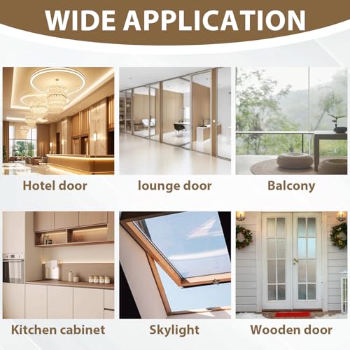 FOURGUN Weather Stripping Door Seal 45 MM * 16.5FT Insulates Soundproofs Perfect for Door Frames Windows Bathroom Shower Glass Gaps Blocks Cold Air Rain Door Seal Strip - size: 1.77 x 198 in