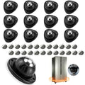 Self Adhesive Caster Wheels, 12 Pack, 46 lb Per Wheel - size: 12 Pack