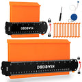 DODOWIN 10+5 Inch Contour Gauge with Lock, Gifts for Men, Dad and Husband - color: Orange-10+5 In.