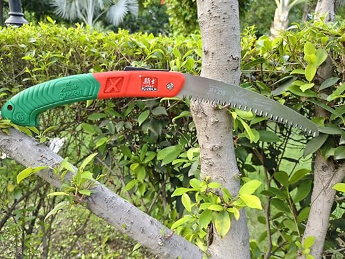 Samurai KISI FC-210-LH / 8-1/4" (21cm) Folding Curved Blade Saw Made in Japan