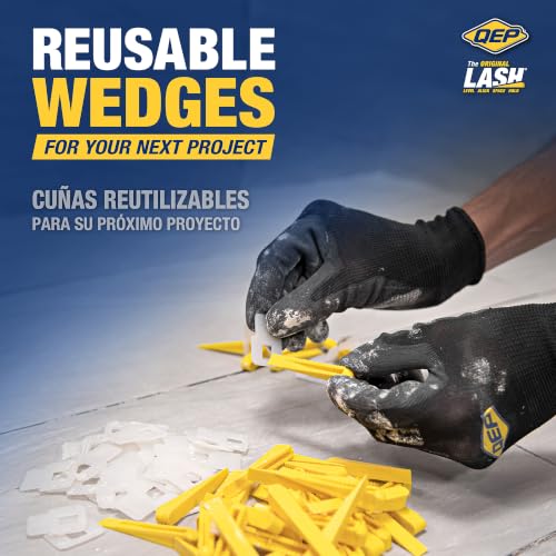 QEP LASH Tile Leveling System, Part B, Wedges (300 Pack)