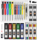 Nicpro 27 Pack Carpenter Pencils for Woodworking - size: 1 Count (Pack of 27)