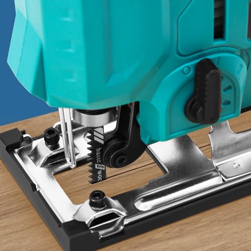 5 Piece Jigsaw Blades Set, Assorted T-Handle Jig Saw Blade Kits, Jigsaw Blades Replacement Set for Cutting Wood, Plastic, and Metal(Only Blades)