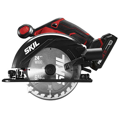 SKIL 20V 6-1/2 Inch Cordless Circular Saw Includes 2.0Ah PWR CORE 20 Lithium Battery and Charger - CR540602 - style: 6-1/2 In. Circular Saw Kit