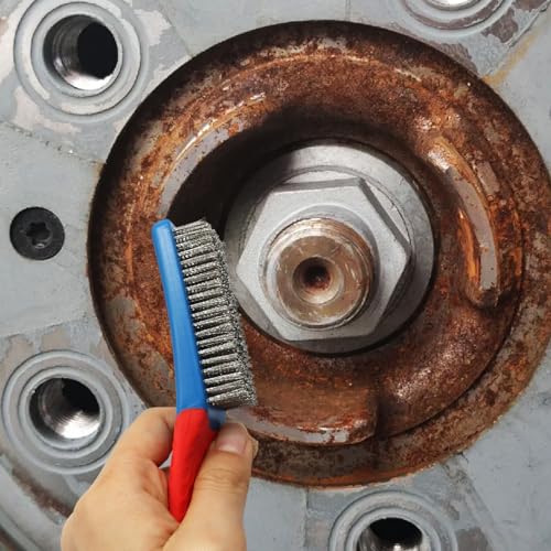 Zorfeter 2 PCS Heavy Duty Wire Brushes, for Cleaning/Metal Rust Removal