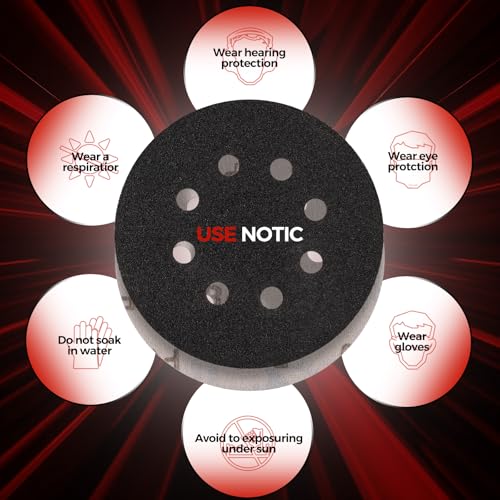 100PCS 5 Inch Sanding Discs 80 Grit Random Orbit Sander Sandpaper - style: Silicon Carbide