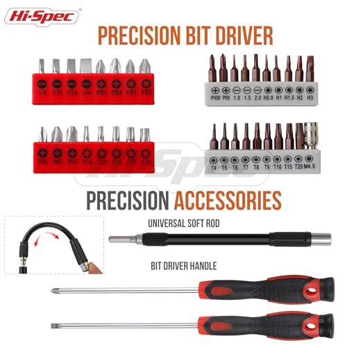 Hi-Spec Electronics Repair & Opening Tool Kit for Laptops Devices Computers - size: 56pcs