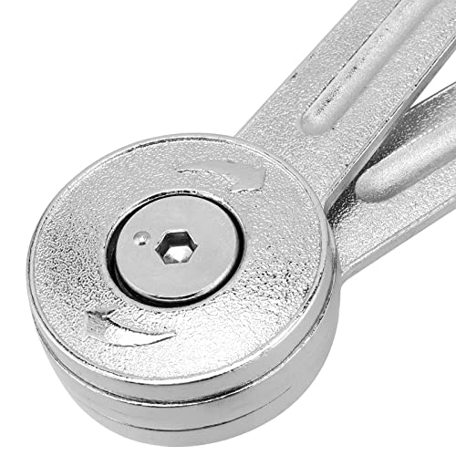 KEILEOHO Set of 4 Soft Close Lid Stay Hinges, Folding Lid