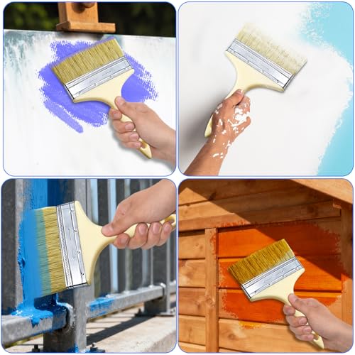 2 Pack 5-inch Deck Stain Brush - size: 2 Pack, 5”