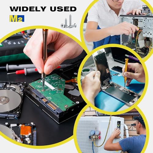 800pcs Self-Tapping M2 Pan Head Screws Assortment Kit
