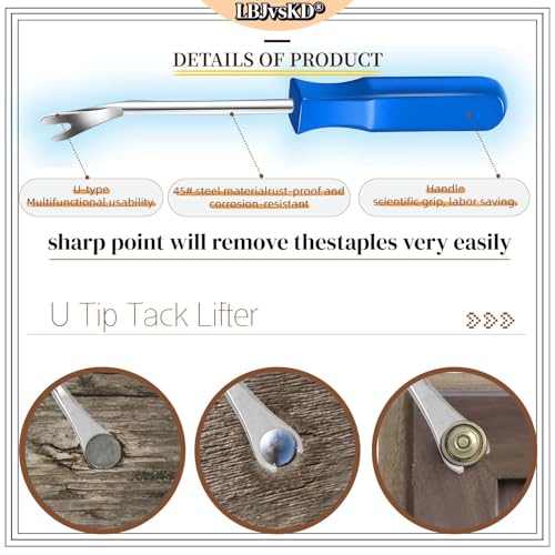 Upholstery Carpet Staple Remover and Nail Puller Remover Tool Set (4-PK)