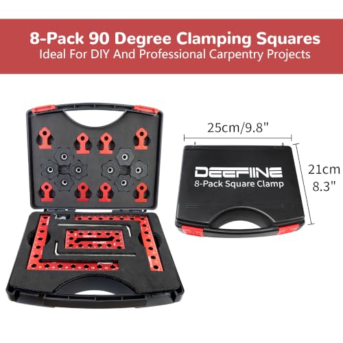 Corner Clamps for Woodworking, 8-Pack 90 Degree Right Angle Clamps - style: 8-Pack