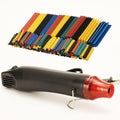 Mini Heat Gun + Heat Shrink Tubing Kit,300W 392°F Heat Gun for Shrink Tubing,Shrink Wrapping,Wire Connectors,Cable and Wire Shrink Wrap,Crafts Candle Making and Epoxy Resin Heating - size: Shrink Ratio 2:1