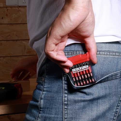 Geinxurn 90 Pieces Impact Screwdriver Bits Set with Colorful Boxes, 2" Magnetic (PH2,PZ2,SQ2,T10,T15, T20,T25,T30) S2 Steel Multi Driver Bits - color: Multi-bit, size: 2''-90PCS