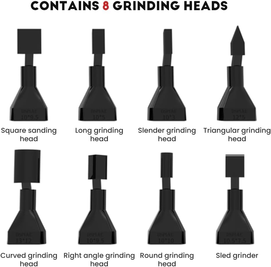 Electric Reciprocating Sander, USB Quick Charging Mini Sanding Pen 3 Speed Adjustable Detail Sander with 8 Sanding Heads and Sandpapers for Grinding Polishing