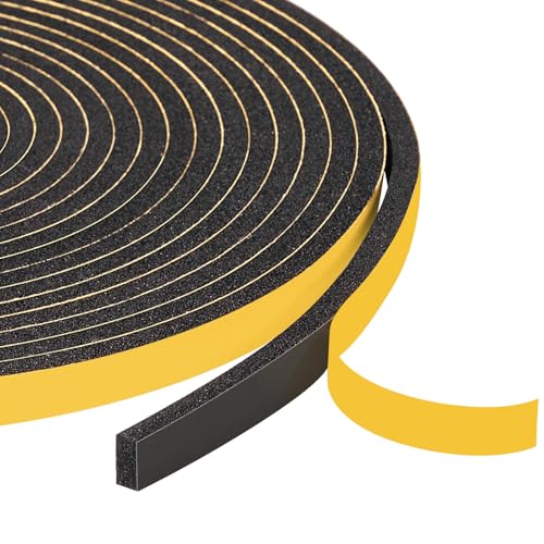 Yotache Foam Seal Tape 1/4" W X 1/8" T, 26 Ft Length - size: 1/4"x1/8"x26 FT