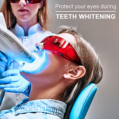 EZGO Dental Lab Safety Glasses, Anti-Fog Goggle Eyewear Protective Eye Shield Safety Glasses for Teeth Whitening Curing Light
