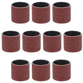 uxcell 1 Inch x 1 Inch Sanding Sleeves 80 Grits Sandpapers Band Drums 10 Pcs - size: 1 inch
