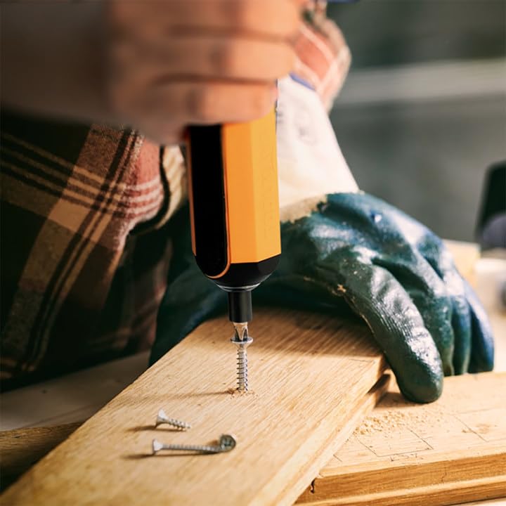 Electric Screwdriver Kit, 4V Cordless, Rechargeable