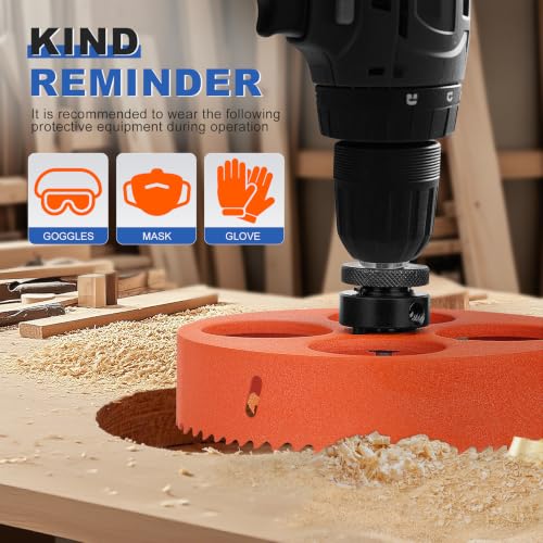 ELECFUN 6 Inch - 152mm Hole Saw Cutter with Pilot Drill Bit