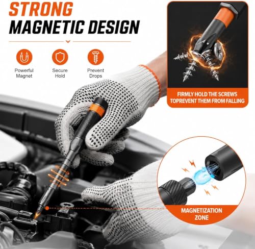 Asnish 24 in1 Magnetic Screwdriver Set Mini Precision Screwdriver Set - color: Black-gray, size: 24 In 1