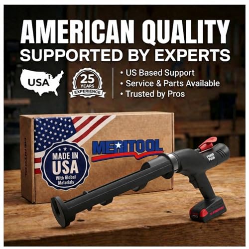 20V Cordless Caulking Gun, 29 oz Cartridge, 900 lb Thrust, 856 ml - size: 29oz / 856ml / 1 Quart, style: Cordless 20V (5000 Series)