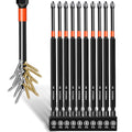 DYRECELVE 10-Piece Phillips Bits #2 Impact, 6-Inch Long Screwdriver Bits - color: 6'' Ph2 10-pcs