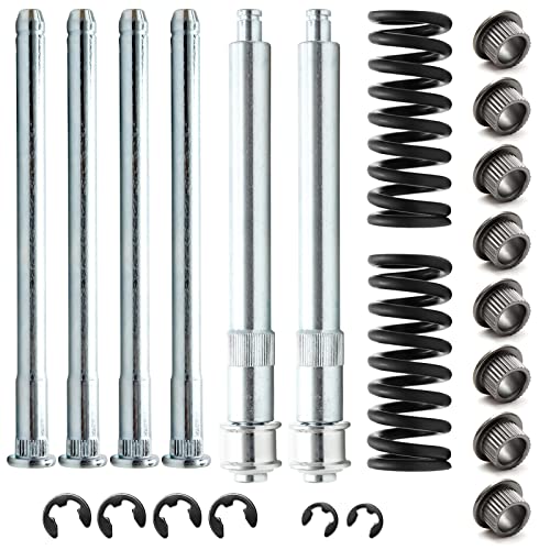 Ledaut Door Hinge Roller Pin and Bushing Repair Kits with Spring Replacement Front Upper for Chevrolet C1500 Truck 1988‑1999 - size: 1500MJL