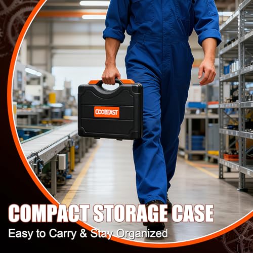 320PCS Helicoil Thread Repair Kit, Metric & SAE Heli Coil Insert Set - size: Metric&Sea320pc