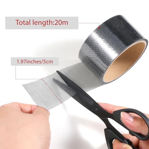 Window Screen Tape Repair Waterproof Strong Adhesive Mesh Patch Tape