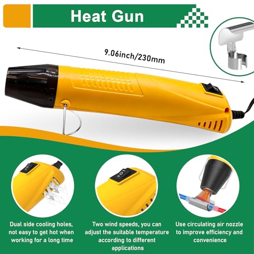 2066PCS Ultimate All-in-One Heat Shrink Solder Seal Wire Connectors Kit: Waterproof Solder Stick Butt Connectors, Heat Gun & Wire Stripper for Automotive, Marine & Electrical Projects Automotive - size: 2066PCS