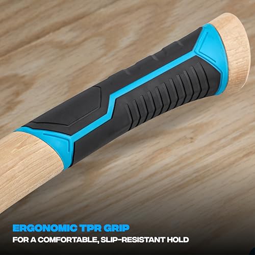 OX 20 oz Framing Hammer, Milled Face Claw Hammer, Martillos de Construccion - style: 20-oz Hammer + Grip