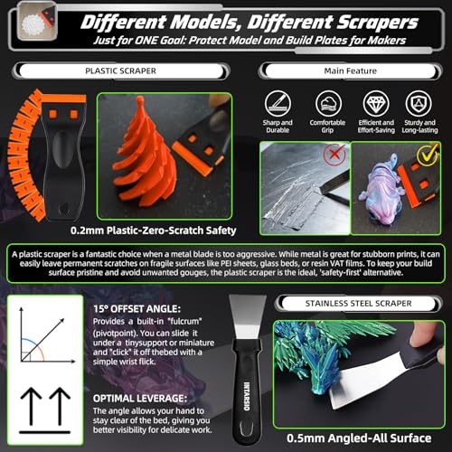 76pcs 3D Printer Tools Kit for Model Finishing/Deburring/Drilling/Polishing, 3D Printer Accessories incl. Flush Cutter, Pilers, Digital Caliper, for Bambu Lab, Flashforge, K2, FDM/SLA Printers etc - style: Master 3D Box