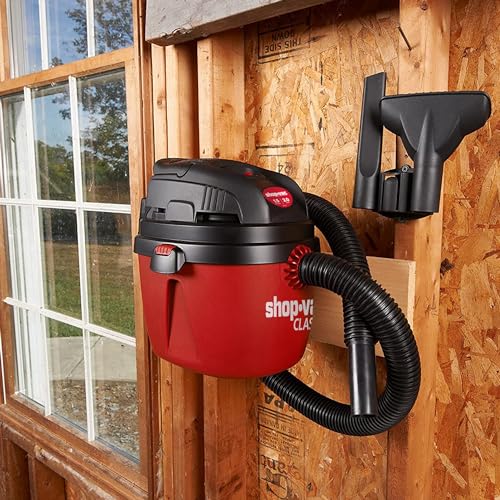 Shop-Vac 1.5 Gallon 2.0 Peak Wet Dry Vacuum + 6pc Micro Cleaning Nozzle Kit, 1-1/4" Detailed-Cleaning Attachments
